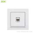 high quality Tel Socket Outlet CAT3 with Hanger